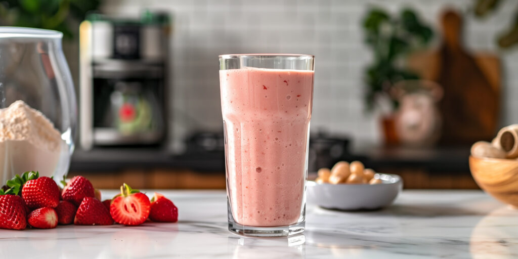 Ein vegetarischer Shake lecker auch zum Frühstück